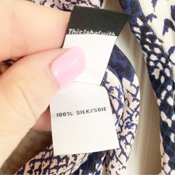 Diane Von Furstenberg Jeanne Two Snake Print Silk Jersey Wrap Dress Size 2 - Picture 6 of 8